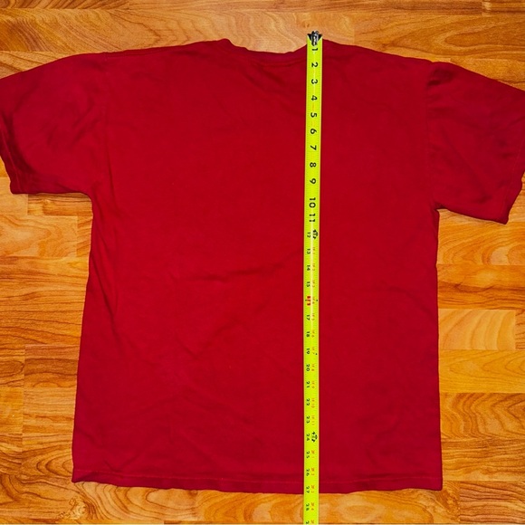 Rare Vintage Billabong T Shirt Red Graphic Print Tee Men’s Size Large Vtg Shirt - Picture 9 of 10